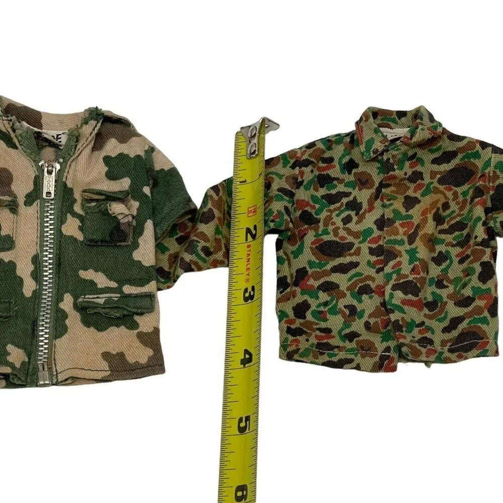 Vintage Hasbro GI Joe Clothing Accessories Camo Shirts Pants Hong Kong Japan